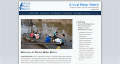 Desktop Screenshot of globalwaterwatch.org